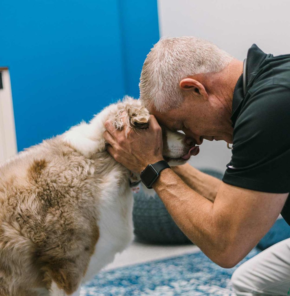 Vet with Dog
