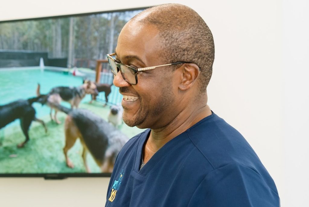 vet smiling