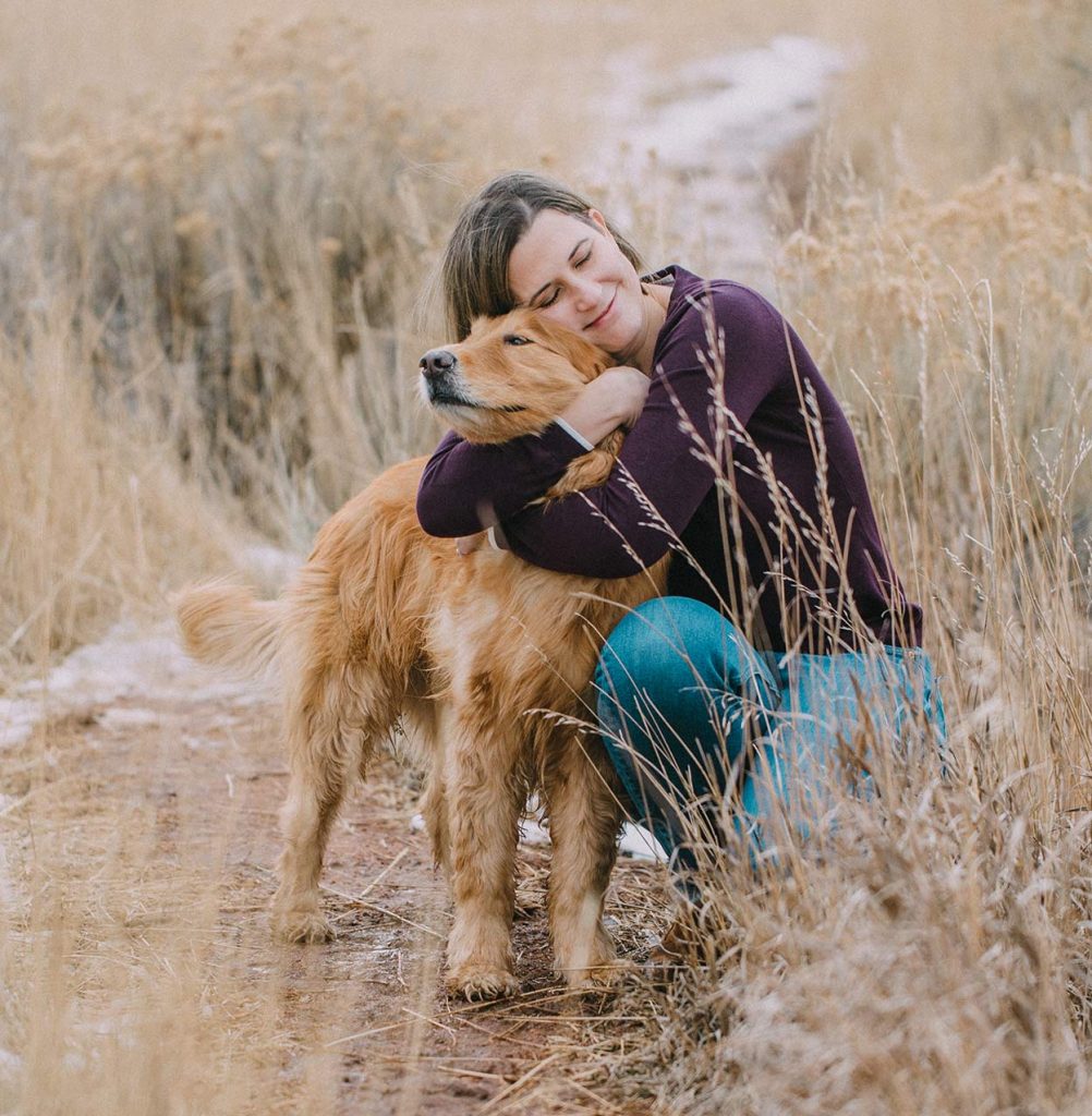 Holding Dog